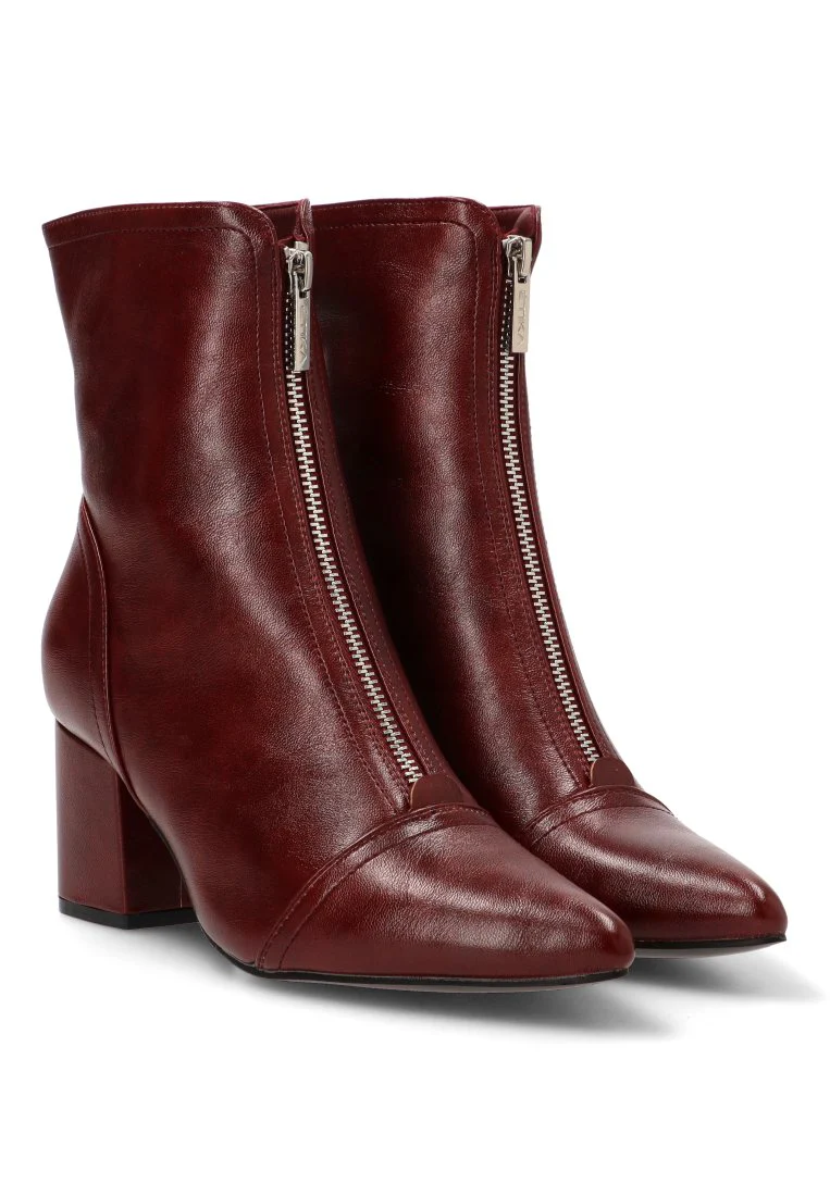 BOTIN CREMALLERA HANNA 32022 ETIKA, MUJER BURDEOS - Imagen 3