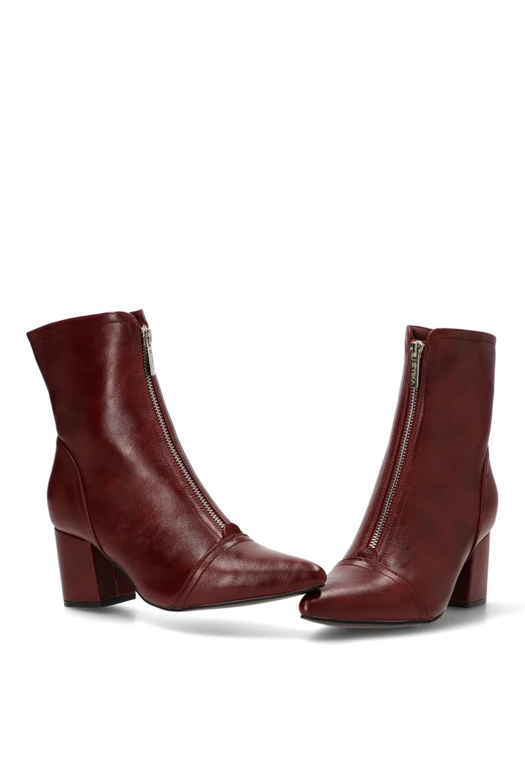 BOTIN CREMALLERA HANNA 32022 ETIKA, MUJER BURDEOS - Imagen 6