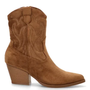 BOTIN CAMPERO PESPUNTES MARIE 110542 ETIKA, MUJER CAMEL
