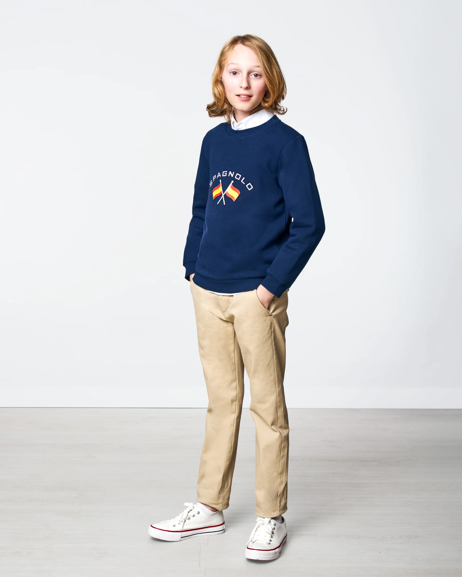 Sudadera Bandera Spagnol Marino - Imagen 5