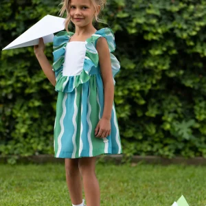 Vestido Estamado Oceano