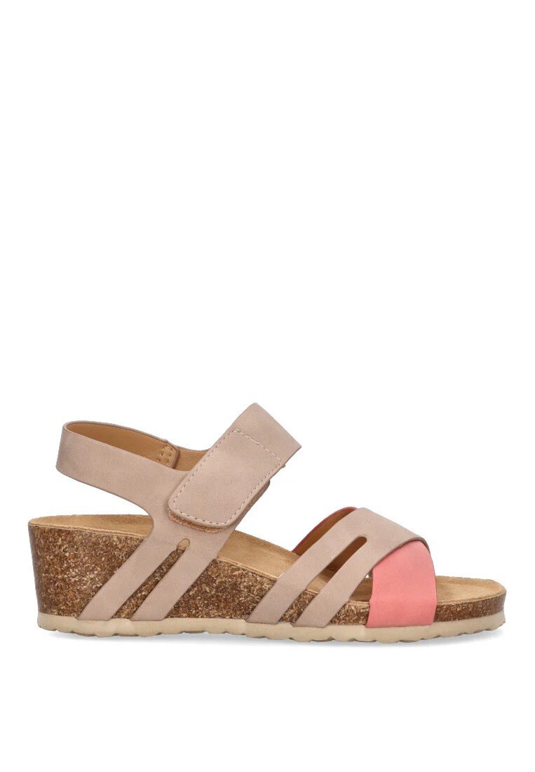 SANDALIA BIO CRUZADA ARMONY 20032 AGIA, MUJER CORAL