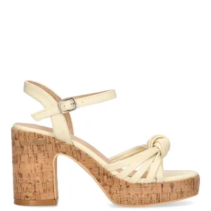 SANDALIA ANUDADA ETIKA 30015 CASTILLO, MUJER AMARILLO