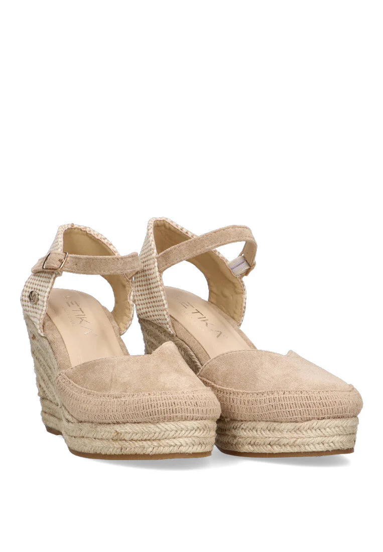 VALENCIANA BORDADO PUNTA ETIKA 20002 ALTA SAURA, MUJER BEIGE - Imagen 3