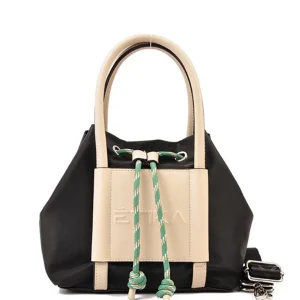BOLSO CORDONES CASUAL ETIKA MARLENE 01 B30110, NEGRO