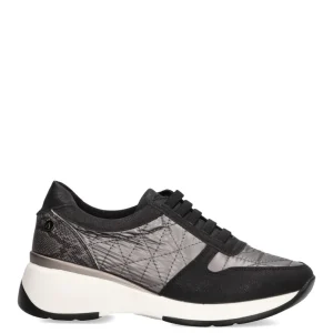 DEPORTIVAS ACOLCHADAS CON ELASTICOS MUJER ARMONY ANGERA 50219 NEGRO