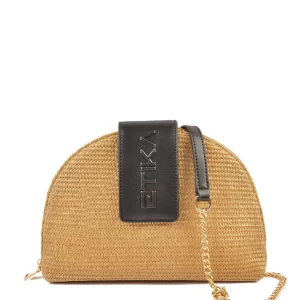 BOLSO DE RAFIA ETIKA B30129 ZANZIBAR 01, EN NEGRO