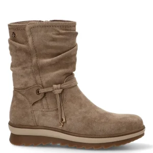 BOTIN ARRUGADO ANGER 02 11112 ETIKA, MUJER TAUPE