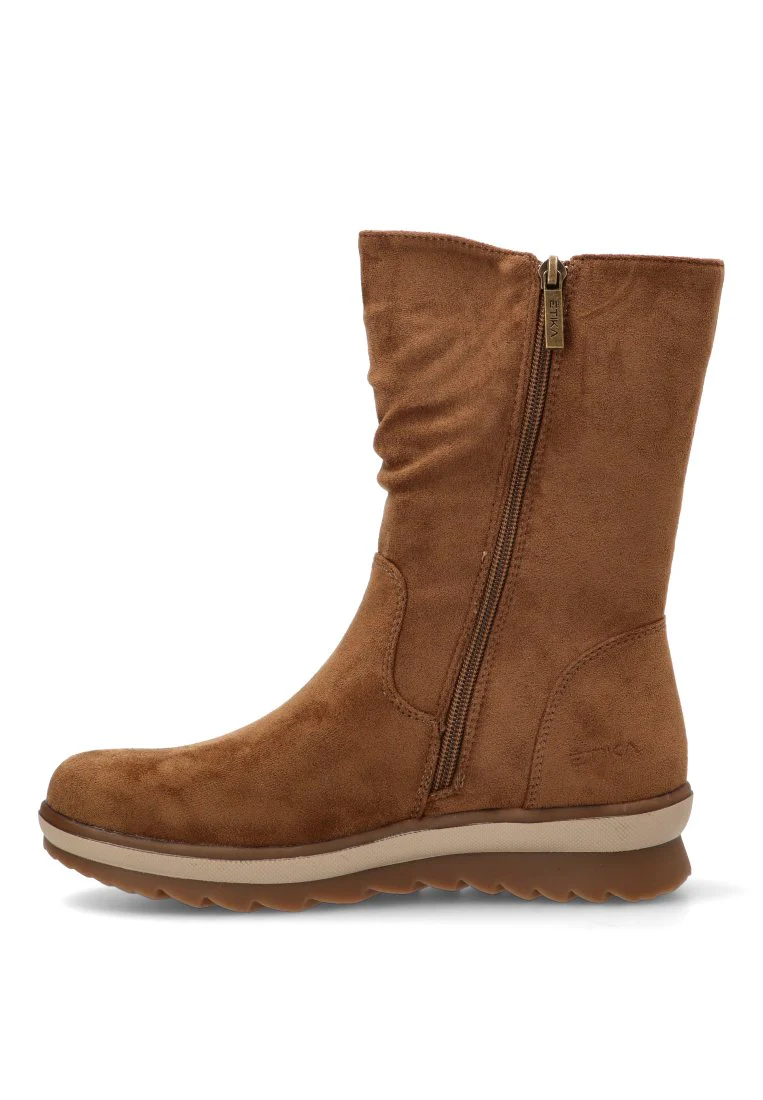 BOTIN ANTELINA CREMALLERA CAMELIA 11115 ETIKA, MUJER CAMEL - Imagen 4
