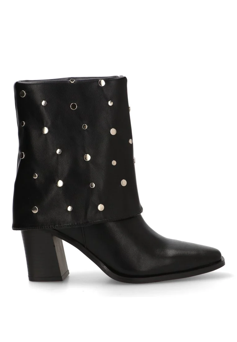 BOTIN TACHAS Y BRILLOS MIA 32016 ETIKA, MUJER NEGRO