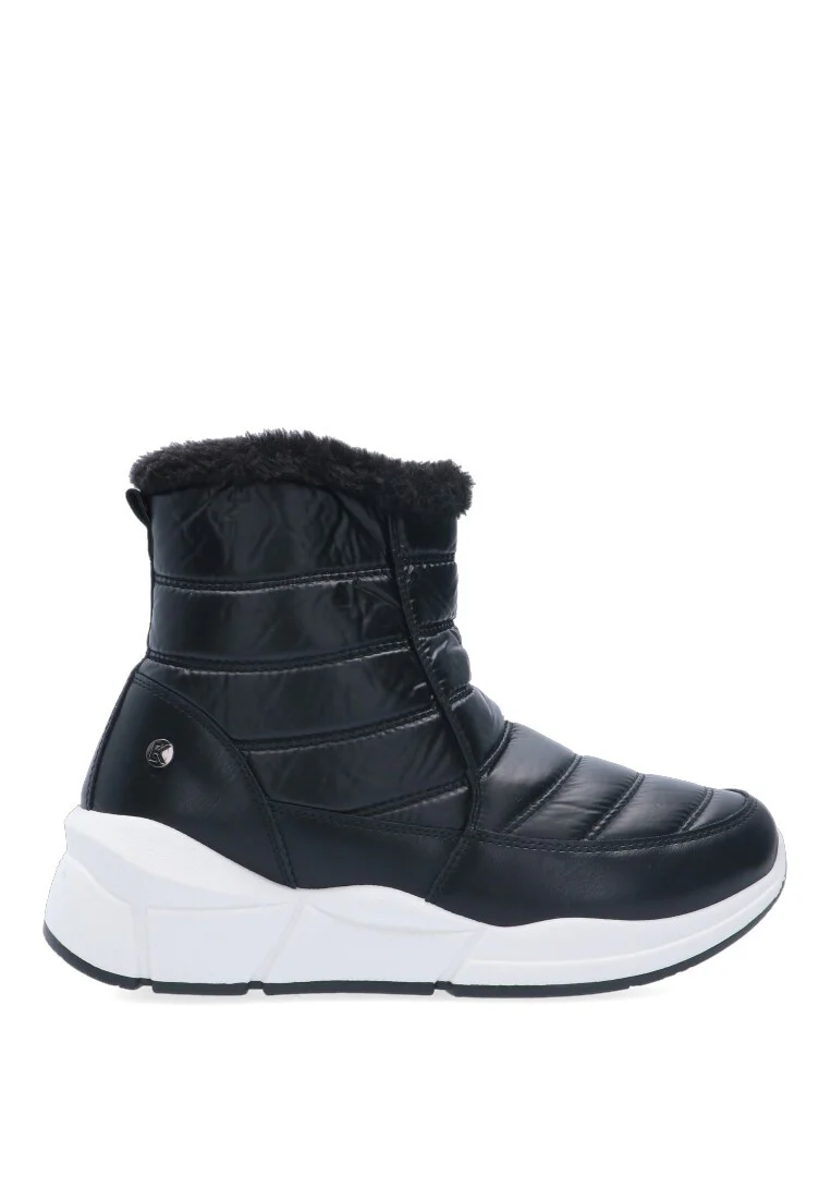 BOTIN ACOLCHADO CON PELO INT. ETIKA 22408 SOFIA, MUJER NEGRO