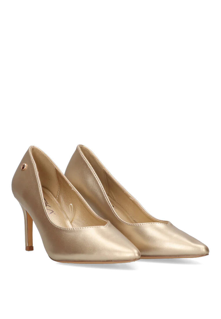 ZAPATO SALON 43302 LEITH 01 ORO MUJER - Imagen 3