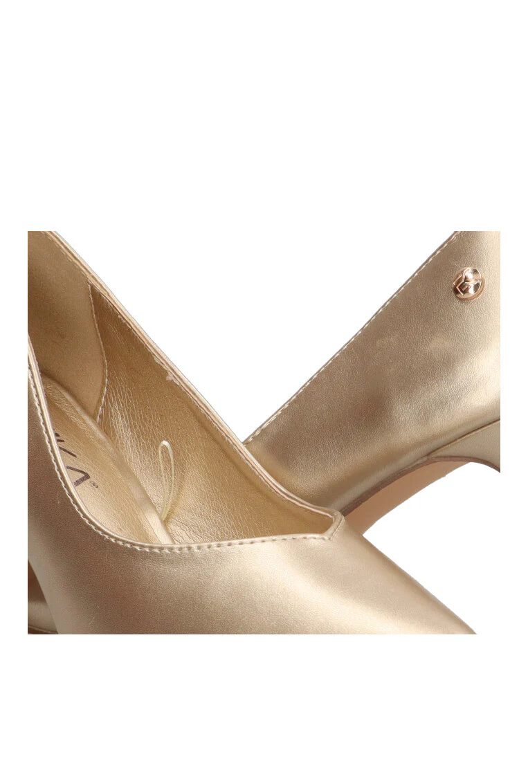 ZAPATO SALON 43302 LEITH 01 ORO MUJER - Imagen 7