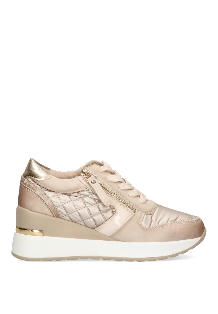 DEPORTIVA ACOLCHADO 51110 SIENA 01 BEIGE MUJER