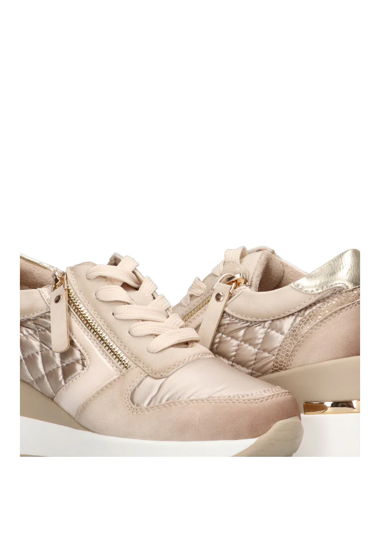 DEPORTIVA ACOLCHADO 51110 SIENA 01 BEIGE MUJER - Imagen 7