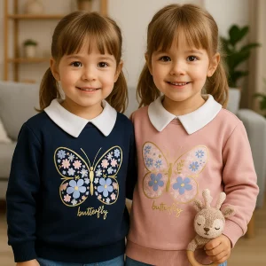 Sudadera Mariposa Marino