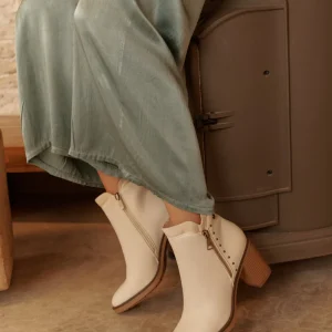 BOTIN TACHUELA 30517 PARIS 02 BEIGE MUJER