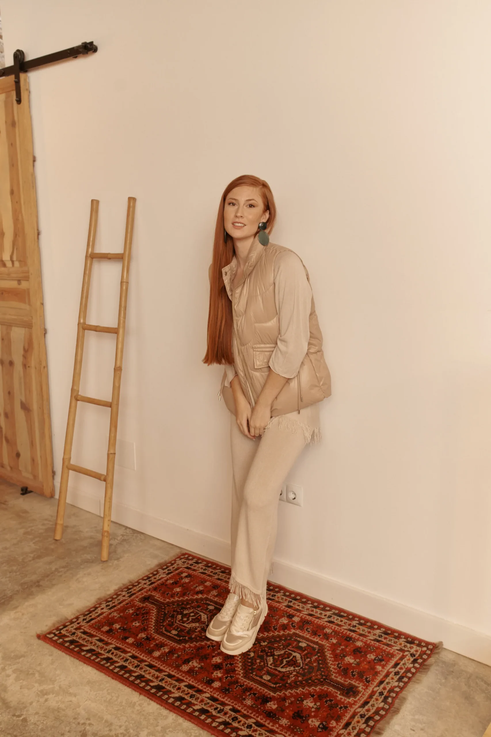 DEPORTIVO ETIKA 51105 LUBLIN 08 BEIGE MUJER - Imagen 9