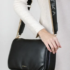BOLSO BANDOLERA ETIKA GRACE 02 B30123 NEGRO