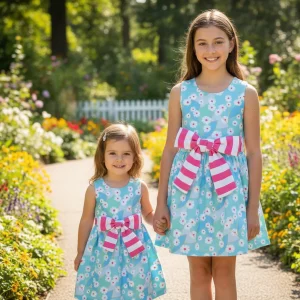 Vestido Turquesa Rosa