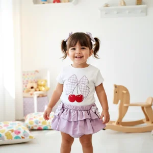 Conjunto Cereza Vichy