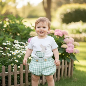 Conjunto Niño Conejo Taza