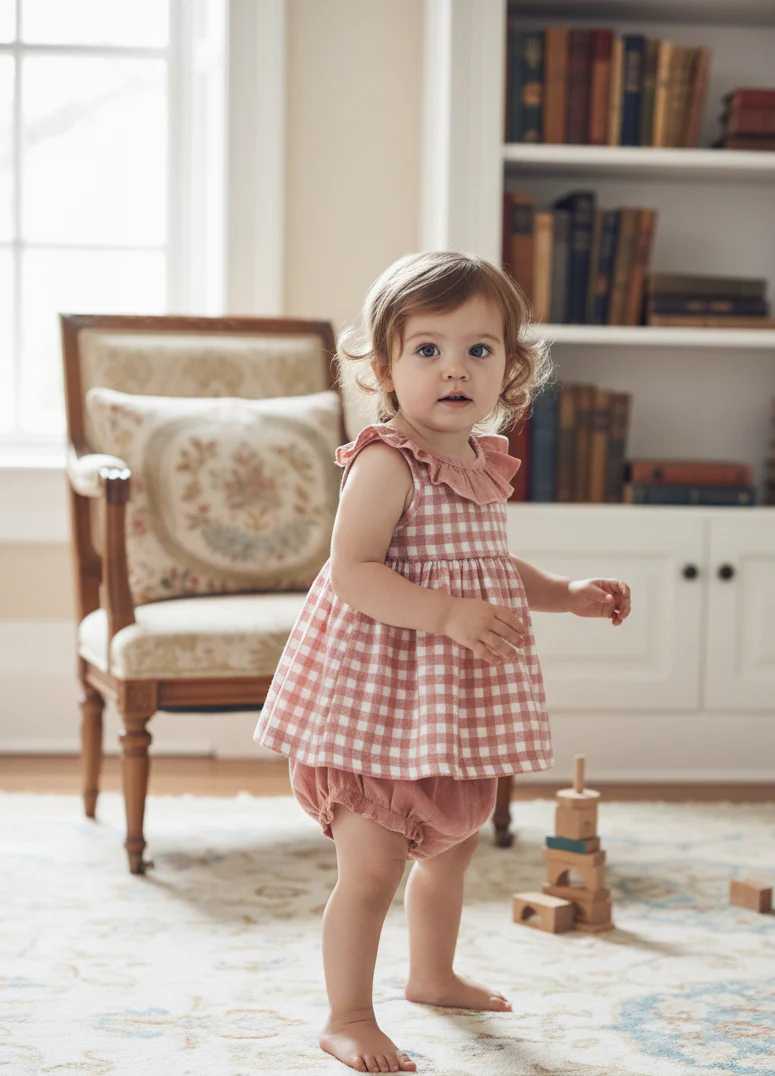 Vestido Vichy Maquillaje - Imagen 4