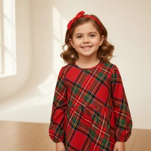 Vestido Cuadros Escoces