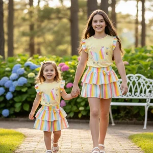 Conjunto Falda Crepe