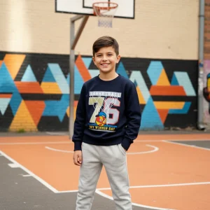 Conjunto Marino Gris Basketball