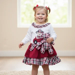 Conjunto Niña Oso Coche