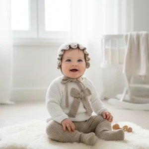 Conjunto Hilo 26035 Blanco Beige