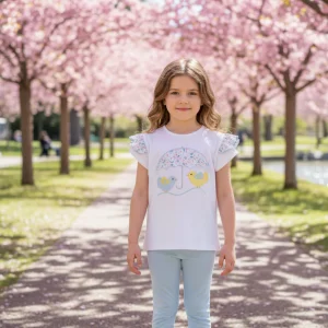 Leggings Dos Pajaritos Celeste