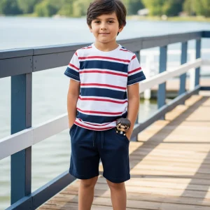 Conjunto Pantalón Rayas Niño