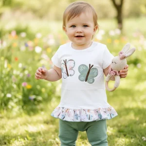 Leggings Mariposas Verde