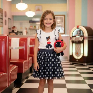 Conjunto Tul Lunares