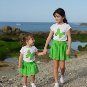 Conjunto Falda Verde