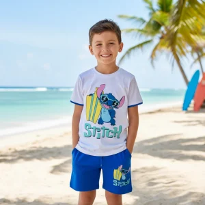 Conjunto Stitch Blue