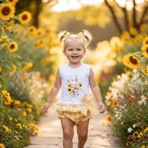 Conjunto Conejo Girasol