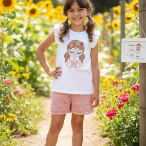 Short Coletas Encaje