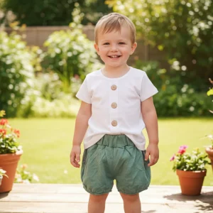 Conjunto Niño Verde Empolvado