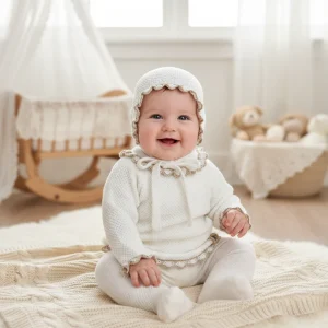 Conjunto Hilo 26028 Crudo Beig