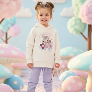 Conjunto Sudadera Labubu Lila