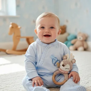 Pelele Chupete Celeste