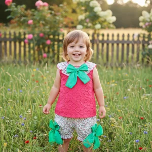 Conjunto Perforado Rojo