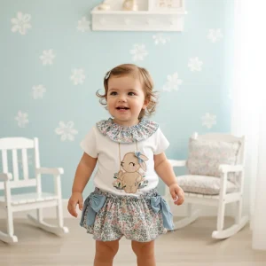 Conjunto Conejita Floral