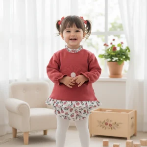 Conjunto Pololo Flor De Invierno