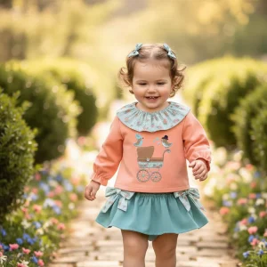 Conjunto Niña Carrito Pio