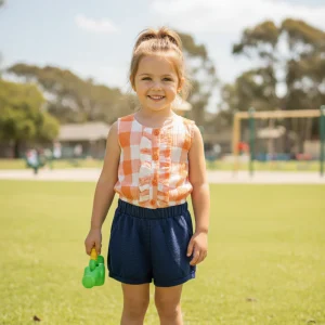 Short Vhichy Mouseline