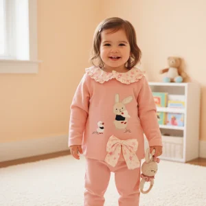 Conjunto Niña Conejito Cua